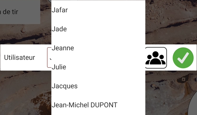 liste des utilisateurs